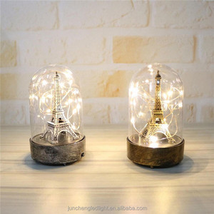 Lumière décorative Style classique artisanat d'art lumineux Tour Souvenirs <span class=keywords><strong>Paris</strong></span> Tour Eiffel lumière LED cadeaux d'anniversaire pour étudiants - Product Image 4