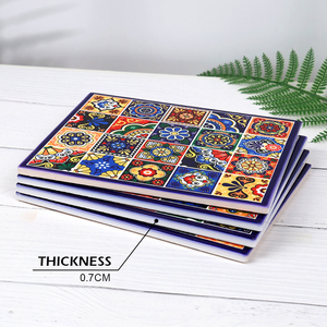 Posavasos y Salvamanteles <span class=keywords><strong>de</strong></span> Cerámica con Diseño Clásico Impresos con UV, Directo <span class=keywords><strong>de</strong></span> Fábrica, Forma Rectangular, Ecológicos, con Asa <span class=keywords><strong>de</strong></span> <span class=keywords><strong>Corcho</strong></span> - Product Image 2
