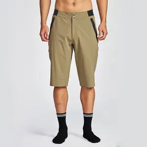 Pantalones cortos ajustables de alta calidad para hombre, shorts de corte láser para bicicleta de montaña