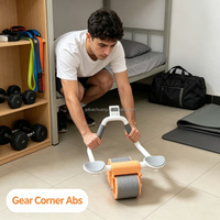 Rodillo Abdominal para Entrenamiento Abdominal en Casa, con Rebote Automático, para Adultos, Hombres y Mujeres, Quema Grasa de Cintura, Ejercicio para Moldear el Cuerpo