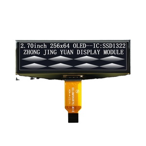 จอแสดงผล OLED ขาวดำขนาด 2.7 นิ้ว 256×64 โมดูลจอแสดงผล OLED พร้อมคอนโทรลเลอร์ SSD1322 อินเทอร์เฟซ SPI - Product Image 1