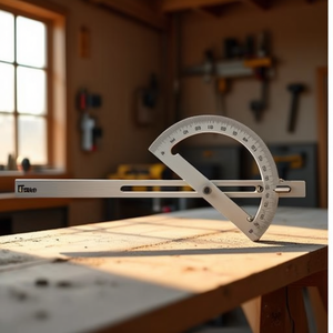 Outil de mesure d'angle à 180 degrés avec règle coulissante pour le dessin technique de précision et la menuiserie - Product Image 3