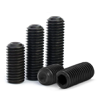 DIN 913 12.9s Vis de réglage à six pans creux en acier avec pointe plate M2 M3 M4 M5 M6 M8 M10 M12 M16