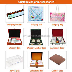 Juego de <span class=keywords><strong>Mahjong</strong></span> Acrílico con Diseño de Perros, Personalizado de Fábrica, Estilo Americano - Product Image 3