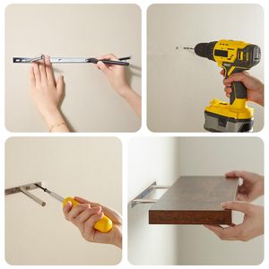 Minghou Kệ Nổi Phòng Tắm Phòng Ngủ Phòng Khách Nhà Bếp 22.5 "Treo Tường Lưu Trữ Giá Tủ Cho Sách Trang Trí Nội Thất - Product Image 6