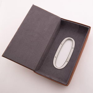 Boîte à mouchoirs créative en <span class=keywords><strong>cuir</strong></span> pour voiture Console centrale Accoudoir Sac à serviettes Sac de siège pour hommes et femmes - Product Image 4