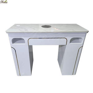 2026 Novo Design Prego Spa Móveis Acetona Resistente Único Manicure Mesa Salão com Capuz - Product Image 6