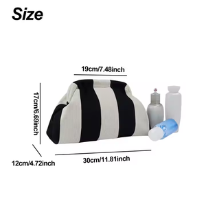 <span class=keywords><strong>กระเป๋า</strong></span>ผ้าถักโครเชต์สำหรับผู้หญิง<span class=keywords><strong>กระเป๋า</strong></span>ถือคลัทช์แบบเกี๊ยว<span class=keywords><strong>กระเป๋า</strong></span>เมฆกระเป๋าเครื่องสำอางแบบลำลอง<span class=keywords><strong>กระเป๋า</strong></span>แต่งหน้า - Product Image 4