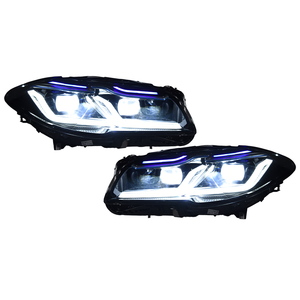 Para <span class=keywords><strong>BMW</strong></span> Serie 5 F10 F11 F18 2011-2017, Actualización Facelift al Estilo G38 2023, Conjunto de Faros LED Blue Beam M5 Competition - Product Image 2