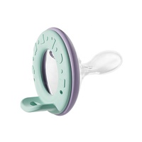 Bonnes sucettes bio Sucette transparente de base unique Emballé individuellement Offre Spéciale Sucette en silicone ultra douce pour bébé