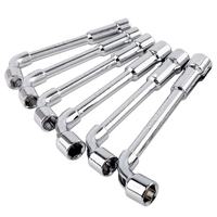 Chrome Vanadium L-Shaped Thru-Hole Socket Wrench Galvanize Surface for Engineering Machinery Auto Repair