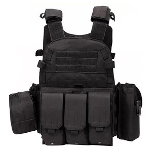 Chaleco portador de placa de camuflaje, bolsos multifuncionales para hombres, equipo al aire libre, aparejo de pecho para ciclismo, bolsa colgante, chaleco táctico - Product Image 5