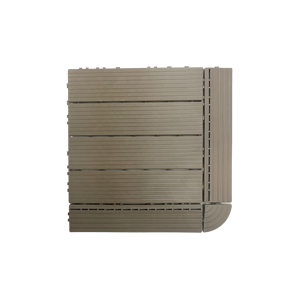 Rifornimento della fabbrica di piastrelle per pavimenti in plastica ad incastro in legno in plastica composita Decking piastrelle per terrazze intrecciate - Product Image 6