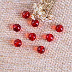 Cuentas redondas acrílicas transparentes de 6-20 mm para la fabricación de joyas, cuentas sueltas envasadas a granel - Product Image 1