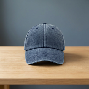 Gorra de béisbol OEM personalizada con logo, estilo vintage, lavada, tipo dad hat, de algodón. - Product Image 3