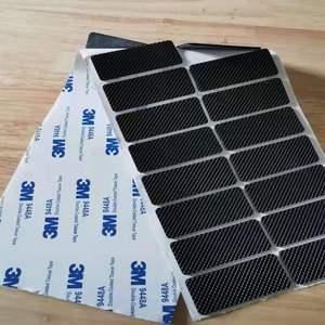 Patins en feutre pour meubles, en caoutchouc noir et silicone, absorption des chocs, épaisseurs 0.5M, 1M, 2M, 3M, 4M, 5M, pour tables, chaises, supports et industrie automobile - Product Image 1