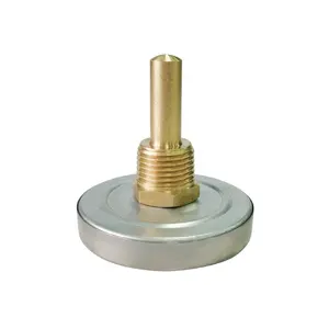 2.5 Inch Công Nghiệp 304 Thép Không Gỉ Quay Số Con Trỏ Nhiệt Kế Nhiệt Kế Nước 0-120c Đo Cụ Đo