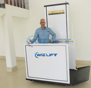 Ascenseur hydraulique <span class=keywords><strong>handicapé</strong></span> d'intérieur vertical à la maison pour des personnes handicapées - Product Image 4
