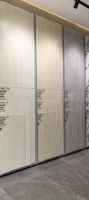 Carreaux de travertin blanc de haute qualité 600x1200mm Surface mate pierre frittée pour revêtement de sol mural Unique salon Hall extérieur