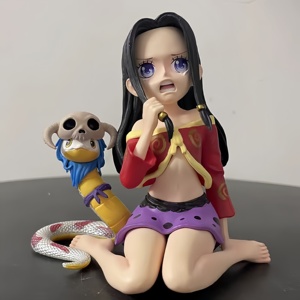 Figura de Acción Premium de PVC de Boa Hancock Chibi, Exquisito Modelo de Personaje de Anime con Salome, Escala 1/6, Versión Q, para Adornos de Coche - Product Image 5