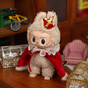 Doll Clothes King Cloak Red With White Ruffle For Pullip Dolls 8-13 Years Unisex Toy Accessory - Product Image 4