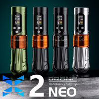 Heetverkochte BRONC X2 NEO verstelbare draadloze pen professionele tatoeagemachine batterijmachine roterende tatoeagepen