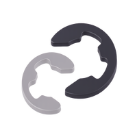 Stainless Steel DIN6799 Retaining Ring Metric E-Clip