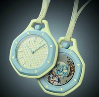 Pendentif octogonal en polyuréthane, bracelet co-marqué, montre de poche à quartz, nouvelle collection AP, collaboration Royal Oak Centenary, coloré