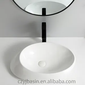 Ceramic Washbasin Golden Luxury Lavabo Gold And White Unique Countertop Face Bathroom Hand Wash Basin Art Basin Sink