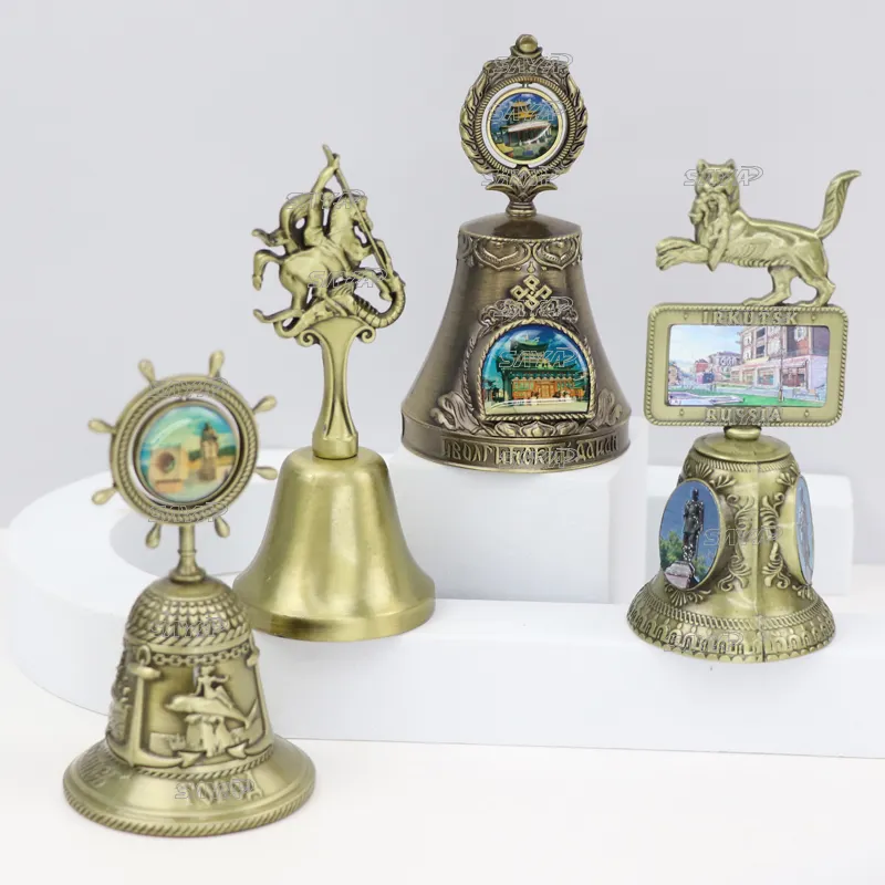 Hochwertige benutzer definierte Farbe Tourist Geschenk Lieferanten Souvenirs Dinner Bell