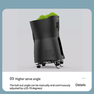 PT-Mini-Pro <strong>Tennis</strong> Automatic <strong>Ball</strong> Machine Launcher Equipment Feeder <strong>Robot</strong> for Training <strong>Practice</strong> with APP Remote Control - Product Image 5