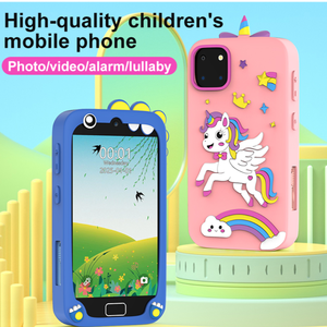 Téléphone Intelligent Haute Qualité pour Enfants, Écran Tactile IPS de 4 Pouces, Double Caméra HD CMOS, Jouet MP3 pour Garçons, Filles et Tout-Petits, Apprentissage Amusant - Product Image 4