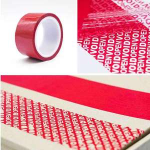 Red Blue White Tamper <b>Tape</b> Seal <b>Tape</b> Secure VOID <b>Tape</b> Secure - Product Image 2