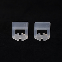 Système de nivellement de carreaux de céramique solide de 1.5mm pince dispositif de nivellement réutilisable Base plastique PP joint entretoise pour appartement facile