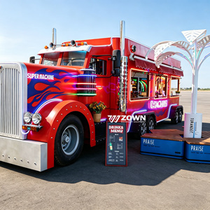 Mobile Food Cart with Wheels Easy Moving Street Vending <b>Trailer</b> for Fast Food Catering Concession Food <b>Trailers</b> Fully Equipped - Product Image 4