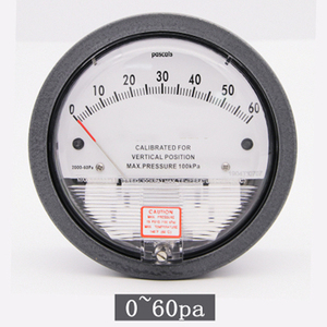 0-60paアルミ低圧<span class=keywords><strong>Magnetic</strong></span>差圧ゲージPharmaceuticals工場さまざまな範囲オプション - Product Image 1
