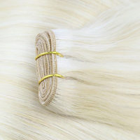 Extensions de cheveux humains en trame, cheveux chinois à cuticules alignées, Remy vierges, double trame