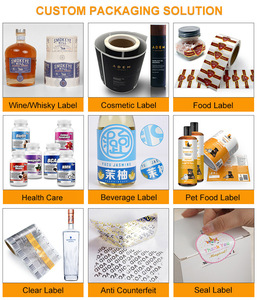 Chất Lượng Cao Tùy Chỉnh In Ấn Cao Cấp Nhận Dạng Dập Nổi Màu Đen Mờ Kết Cấu Phụ Nữ Rõ Ràng Chai Nước Hoa Nhãn Dán - Product Image 5