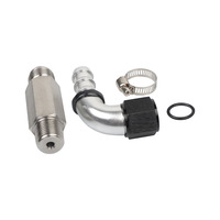 Kit de mise à niveau des raccords de tuyau de chauffage TF-1024 pour Dodge Ram 6.7L Cummins 2007 - Adaptateur de conversion 10AN, raccord coudé et collier de serrage