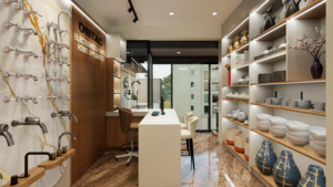 การออกแบบตกแต่งภายในร้านขายเครื่องใช้ไฟฟ้าสมัยใหม่ ตู้โชว์เครื่องใช้ไฟฟ้าแบบกำหนดเอง เฟอร์นิเจอร์ร้านค้าปลีก ชุดเฟอร์นิเจอร์ร้านค้า - Product Image 6
