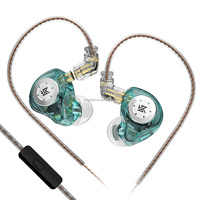 Auriculares KZ EDX Pro Deportivos HiFi con Bajos Potentes, 1 Auricular Dinámico Intrauditivo, Auriculares de Monitoreo, Alta Sensibilidad, para Audiófilos