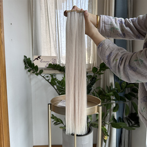 Estensioni per capelli umani europei vergini <span class=keywords><strong>biondo</strong></span> <span class=keywords><strong>platino</strong></span> 60A con nastro adesivo, lisce, da 18, 20, 22 pollici, disponibili in stock, pronte per la spedizione - Prezzo all'ingrosso - Product Image 2