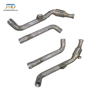 JTLD yüksek performanslı egzoz sistemi egzoz iniş borusu Mercedes E63 AMG E63S W212 M157 5.5 İkiz-turbo 2013-2017 <span class=keywords><strong>2</strong></span> Matic - Product Image 4