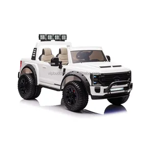 2023 Newest White Ford 12V Electric Car 2.4G Remote Control Kids Plastic Toy Story Ride On Car