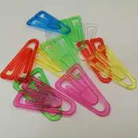 Medium Plastic Paperclips, 1 Inch, Diverse Kleuren, Doos Van 500
