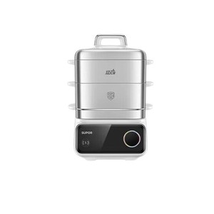 Supor Cuiseur Vapeur Électrique Multicouche en Acier Inoxydable 304 avec Minuteur Numérique pour Usage Domestique - Product Image 4