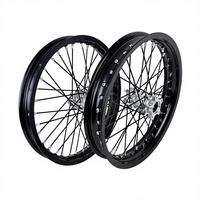 Ensemble de roues Supermoto KYZ E-Ride Pro SS 3.0 SR 17 pouces, moyeux en aluminium CNC, jantes à rayons 17x1.6 17x2.15, pour vélo électrique sur route Sur-Ron Talaria