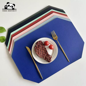 Tapete Antideslizante de Doble Cara y Doble Color, Estilo Occidental, de Cuero, Resistente al Aceite, para Mesa de Comedor de Hotel y Hogar - Product Image 3