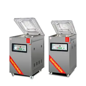 Máquina empacadora de aireación de una sola cámara al vacío Serie DZQ de venta directa de fábrica para herramientas de alimentos Material de acero inoxidable empacado