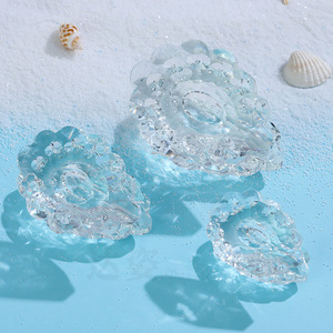 Ornement en verre cristal en forme d'escargot, sculpture ajourée, cadeau souvenir pour les couples et les enfants - Product Image 3